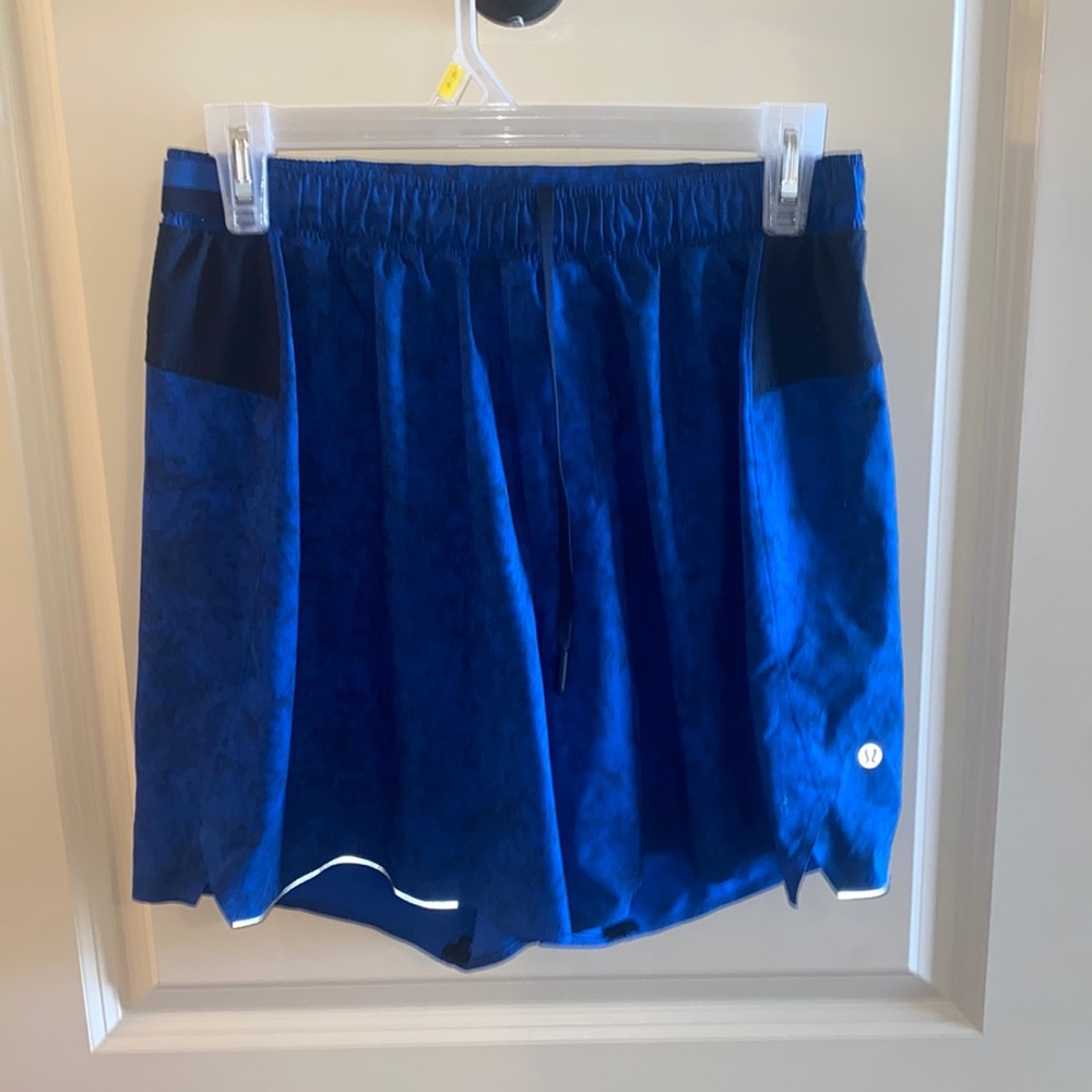 Blue Lululemon shorts